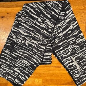 Nike Black and Gray Running Leggings